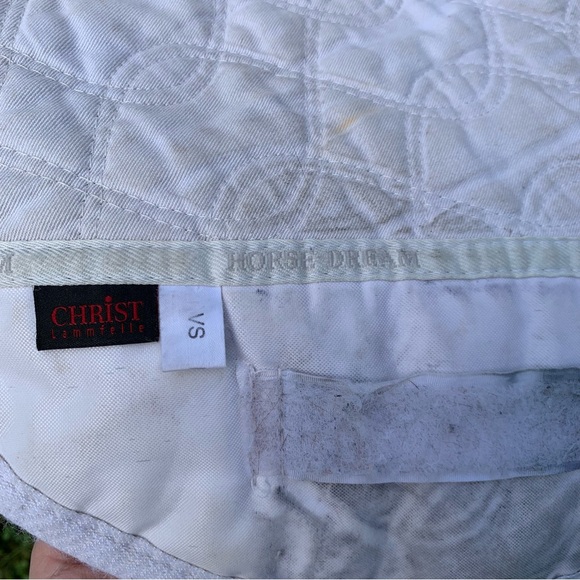 Dressage Half Pad German-made -  with lambskin seat and saddle flaps - Picture 4 of 6